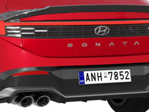 Hyundai Sonata N-Line 2024 3D Model