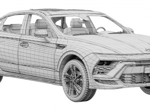 Hyundai Sonata N-Line 2024 Modelo 3D