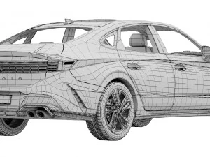 Hyundai Sonata N-Line 2024 3D Model