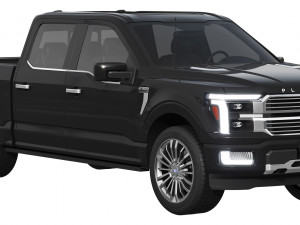 Ford-F-150 Platinum 2024 3D Model