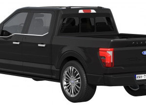 Ford-F-150 Platinum 2024 3D Model