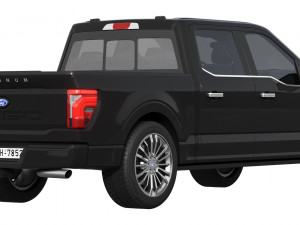 Ford-F-150 Platinum 2024 3D Model