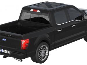 Ford-F-150 Platinum 2024 3D Model