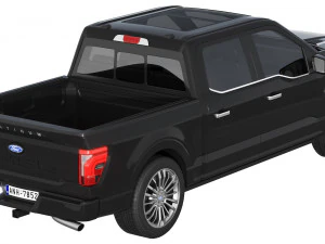 Ford-F-150 Platinum 2024 3D Model
