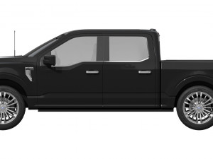Ford-F-150 Platinum 2024 3D Model