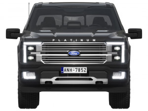 Ford-F-150 Platinum 2024 3D Model