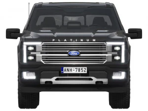 Ford-F-150 Platinum 2024 3D Model