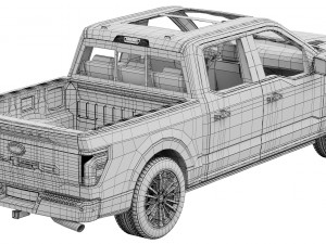 Ford-F-150 Platinum 2024 3D Model