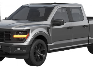 Ford-F-150 STX 2024 3Dモデル