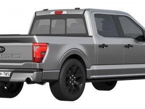 Ford-F-150 STX 2024 Modello 3D