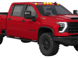 Chevrolet Silverado HD ZR2 Bison 2024 3D Model