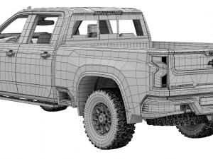 Chevrolet Silverado HD ZR2 Bison 2024 3D Model