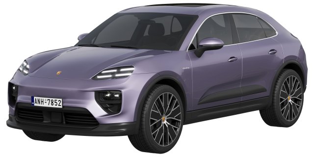 Porsche Macan 4 Electric Modello 3D .c4d .max .obj .3ds .fbx .stl .blend