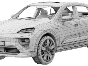 Porsche Macan 4 Electric Modello 3D