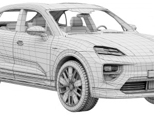 Porsche Macan 4 Electric Modello 3D