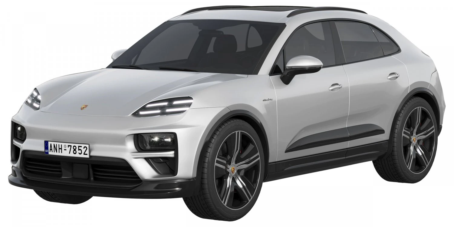 Porsche Macan Turbo Electric 3D Model .c4d .max .obj .3ds .fbx .stl .blend 