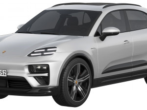 Porsche Macan Turbo Electric 3Dモデル