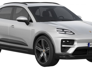 Porsche Macan Turbo Electric 3D 模型