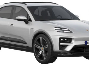 Porsche Macan Turbo Electric 3D Model