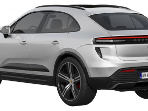 Porsche Macan Turbo Electric 3D 模型