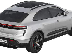 Porsche Macan Turbo Electric 3D 模型
