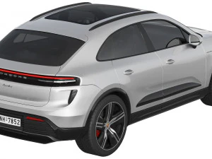 Porsche Macan Turbo Electric 3D Model