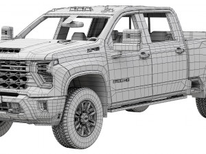 Chevrolet Silverado HD ZR2 2024 3Dモデル