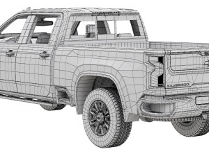 Chevrolet Silverado HD ZR2 2024 3Dモデル