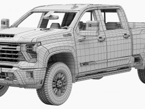 Chevrolet Silverado 2500 HD 2024 3D 모델