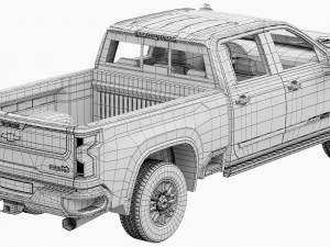 Chevrolet Silverado 2500 HD 2024 3D Model