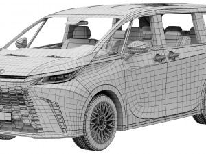 Lexus LM 2024 3D Model
