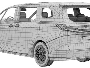 Lexus LM 2024 3D Model
