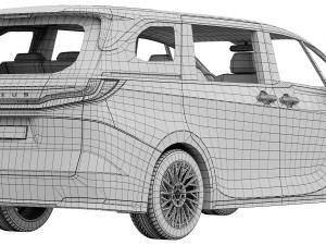 Lexus LM 2024 3D Model