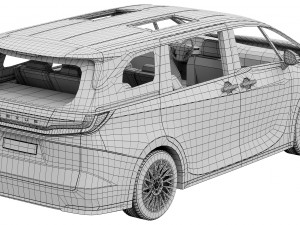 Lexus LM 2024 3D Model