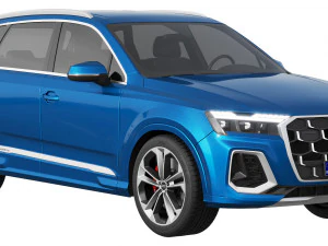 Audi Q7 2024 3D Model