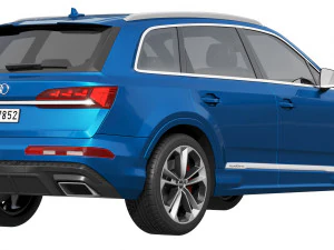 Audi Q7 2024 3D Model