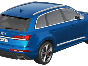 Audi Q7 2024 3D Model