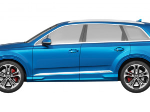 Audi Q7 2024 3D Модель