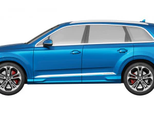 Audi Q7 2024 3D Model
