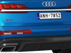 Audi Q7 2024 3D Model
