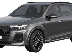 Audi SQ7 2024 3D Model