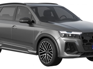 Audi SQ7 2024 Model 3D