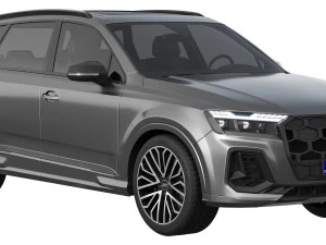 Audi SQ7 2024 3D Model