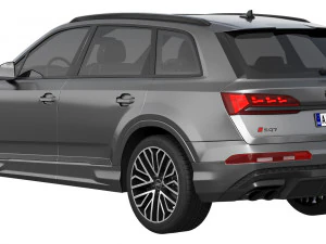 Audi SQ7 2024 3D Model