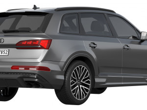 Audi SQ7 2024 Model 3D