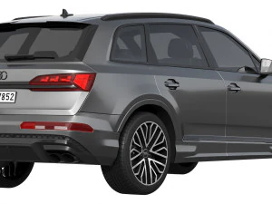 Audi SQ7 2024 3D Model