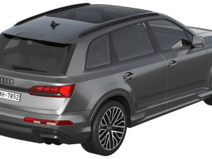Audi SQ7 2024 Model 3D