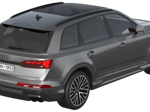 Audi SQ7 2024 3D Model