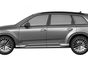 Audi SQ7 2024 3D Model