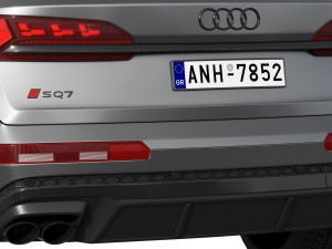 Audi SQ7 2024 Model 3D